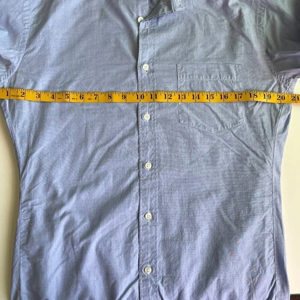 J.Crew Slim-fit Ludlow Premium Cotton Slim Fit Dress Shirt Blue Size L